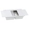 Ruvati 34" Topmount Workstation Ledge Granite Composite Kitchen Sink, Wht RVG1350WH - alternate 1